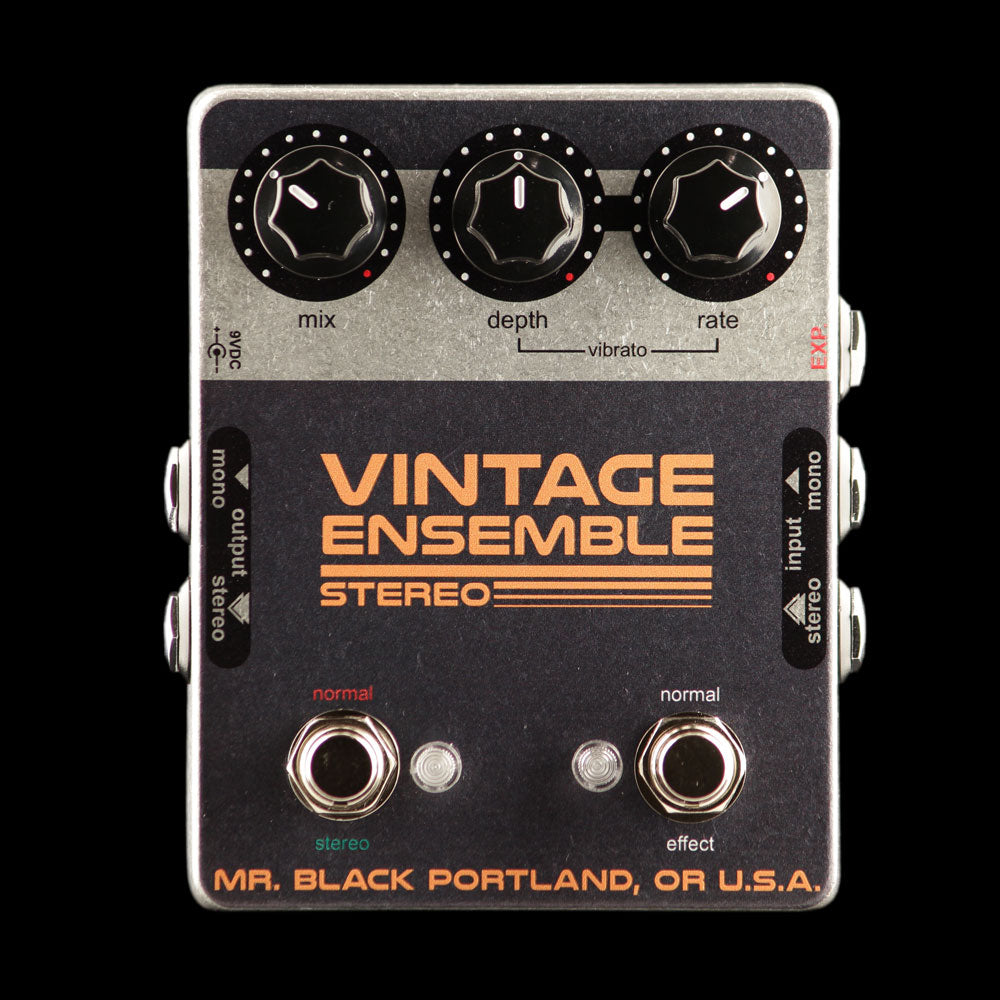 stereo chorus pedal Stereo Vintage Ensemble – Mr. Black