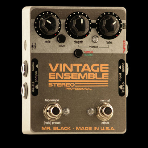 stereo guitar pedals Stereo Vintage Ensemble Professional – Mr. Black