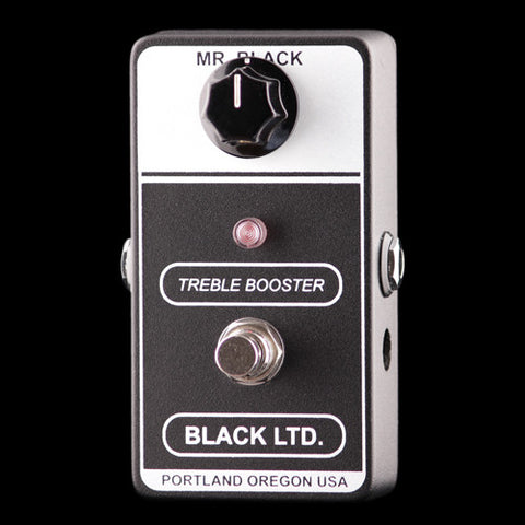 treble pedal Black LTD. Treble Booster – Mr. Black